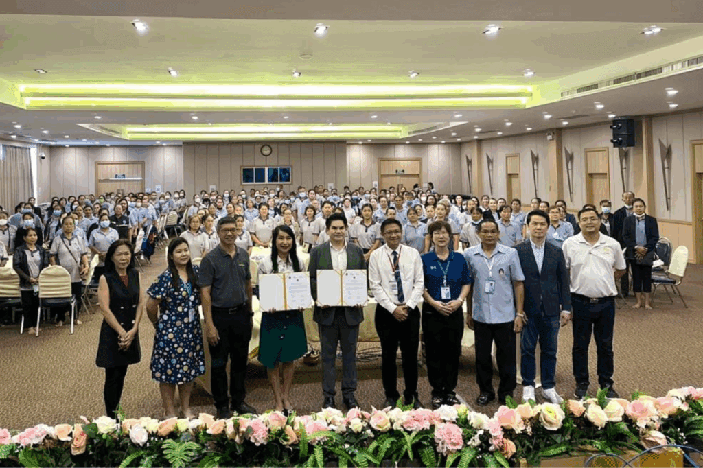 ประธานพิธีส่งมอบระบบ Telemedicine — รพ.สมเด็จพระยุพราชท่าบ่อ จ.หนองคาย